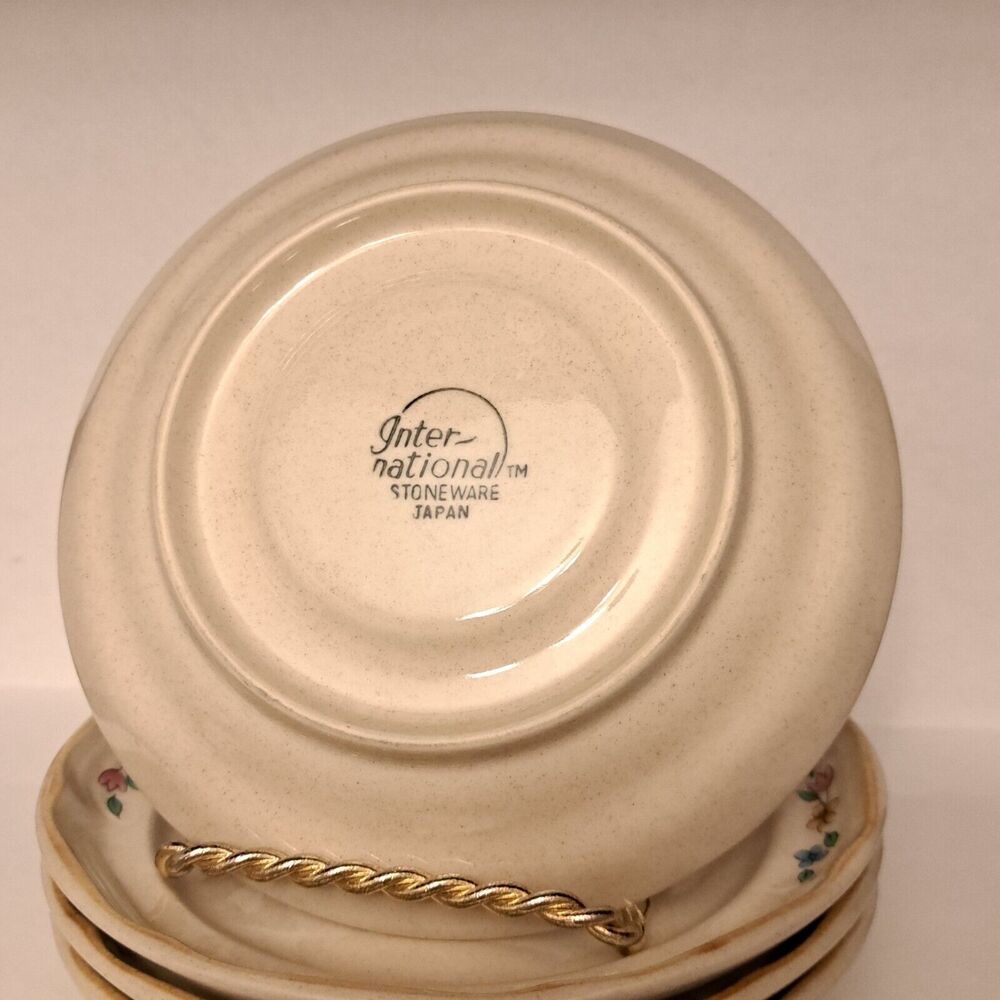 Vintage International Stoneware Heartland Set Of 3 Saucers - Japan - Picture 5 of 5